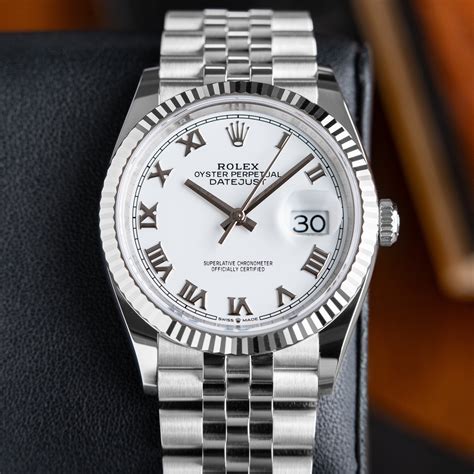 rolex datejust 36 jubilee gebraucht|Rolex Datejust 36mm white dial.